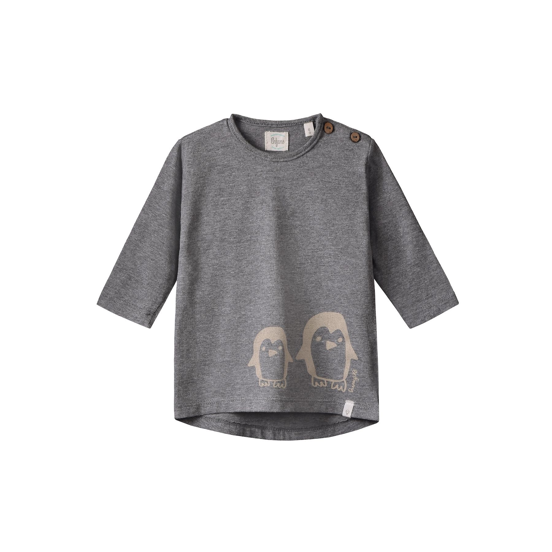 REMERA LOKE GRIS MELANGE