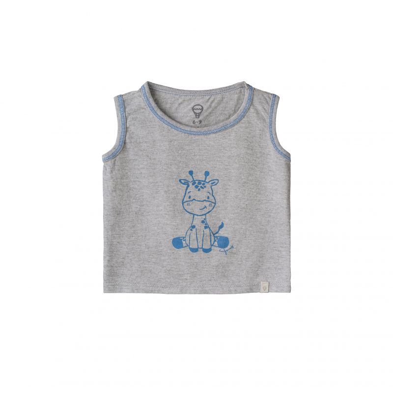 MUSCULOSA FENDI GRIS MELANGE