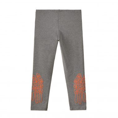 Alternative view of LEGGING FLORENCIA GRIS MELANGE