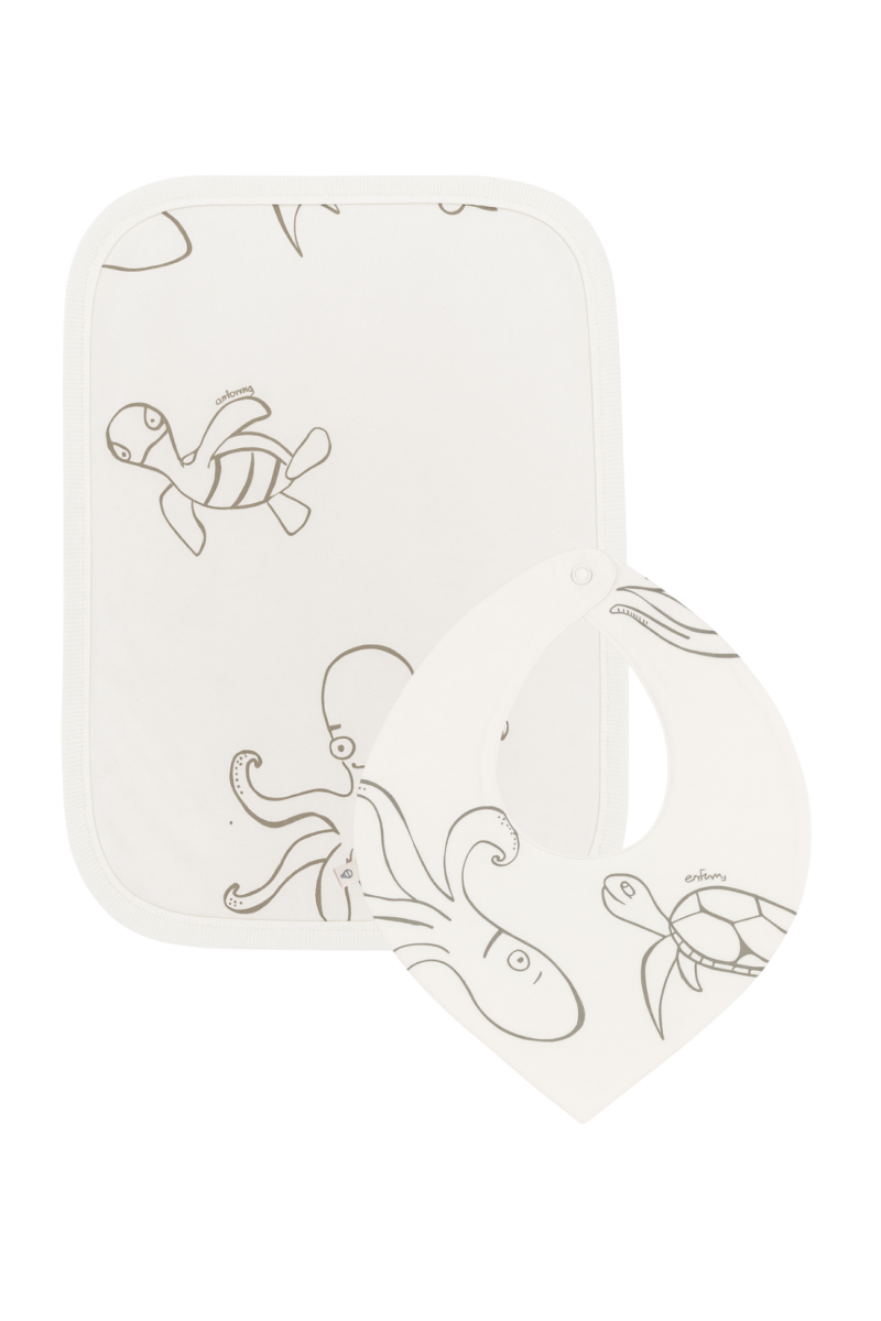 SET BABERO Y BABITA FLEUR BLANCO