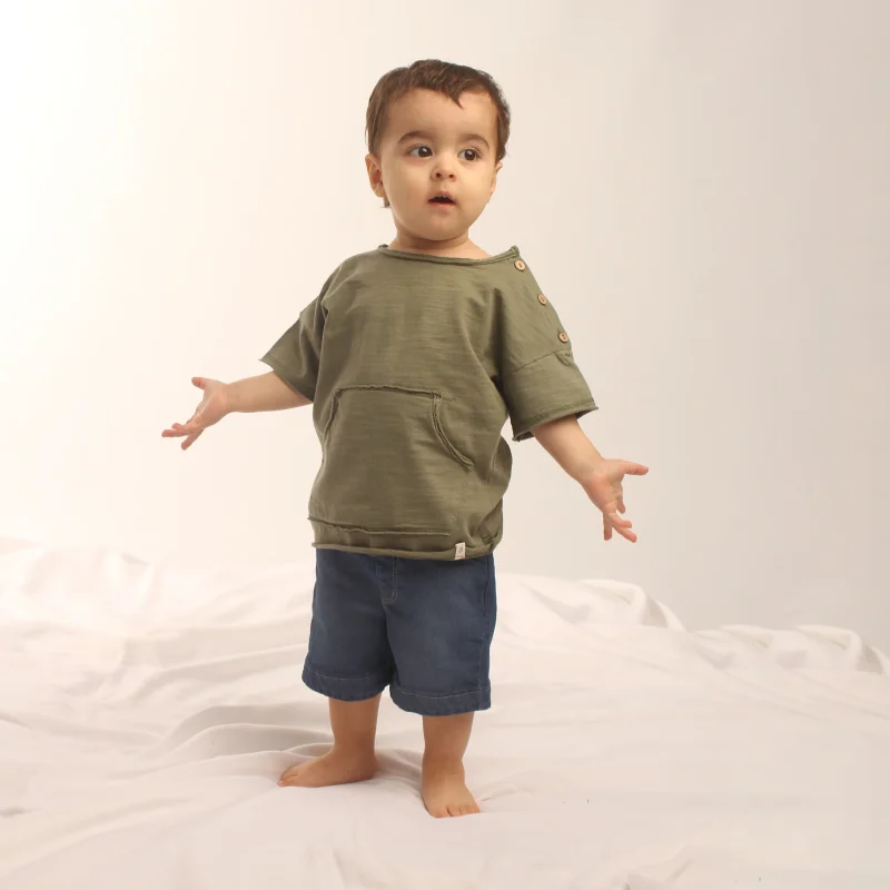 REMERA ZEILA VERDE SECO