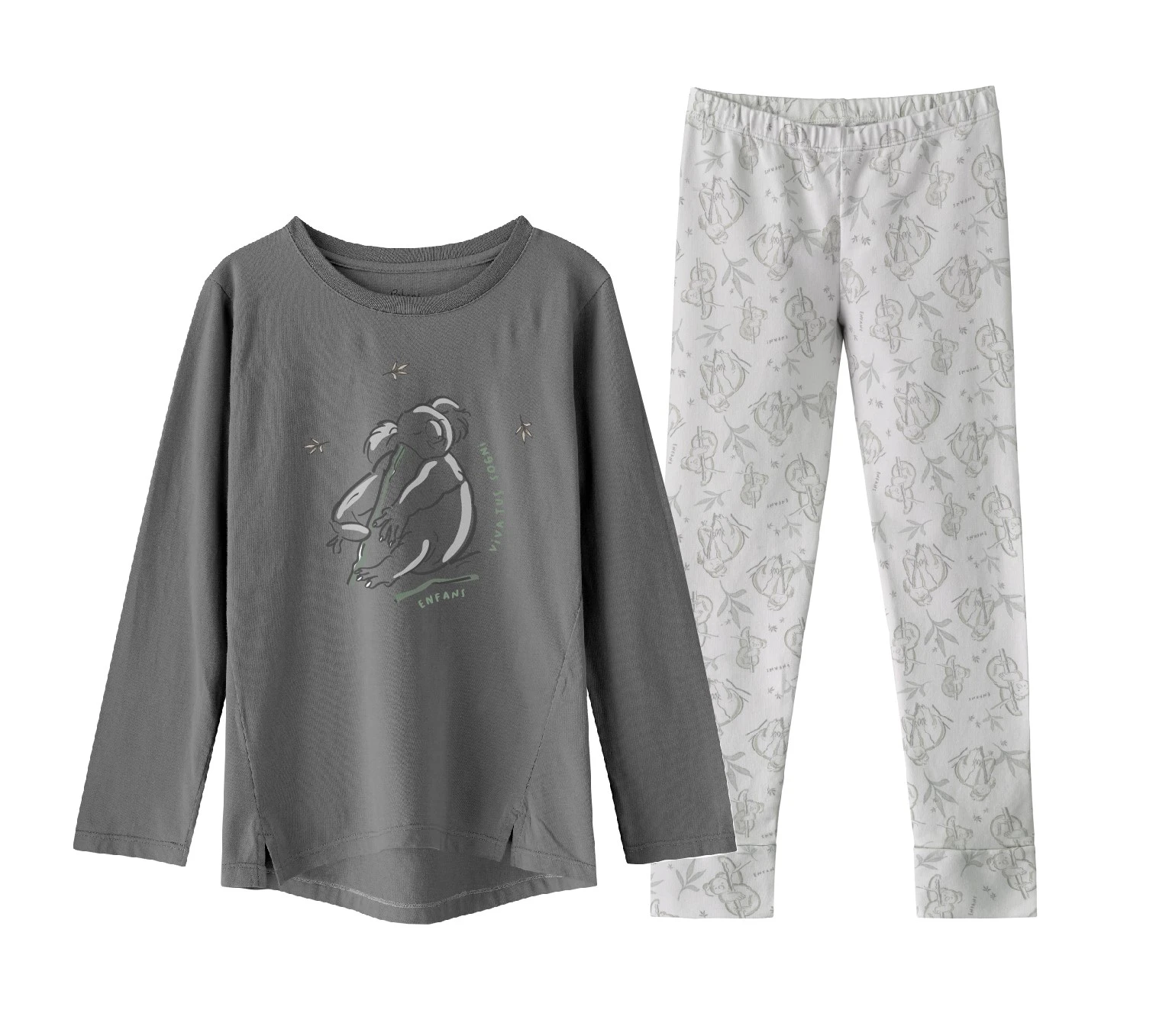 PIJAMA STELLA GRIS TOPO