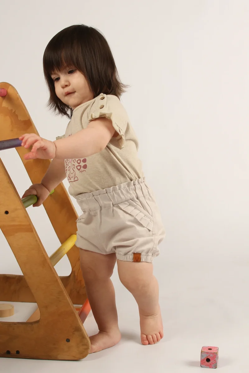 SHORT PATRICE GRIS PERLA