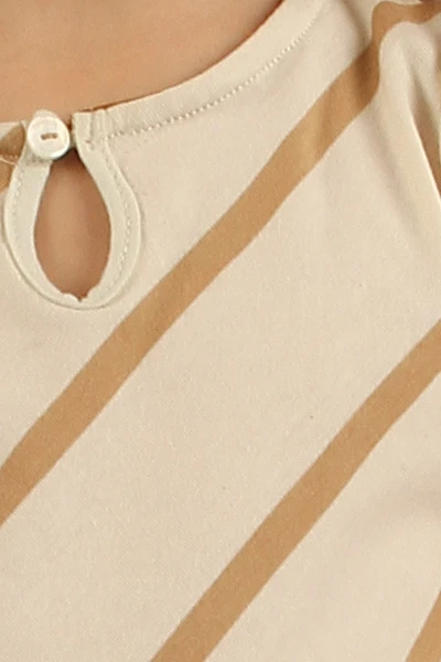 VESTIDO SILVIA BEIGE - Imagen 4