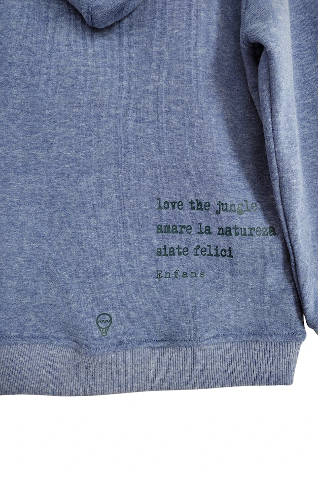 CAMPERA JACINTO AZUL MELANGE - Imagen 3