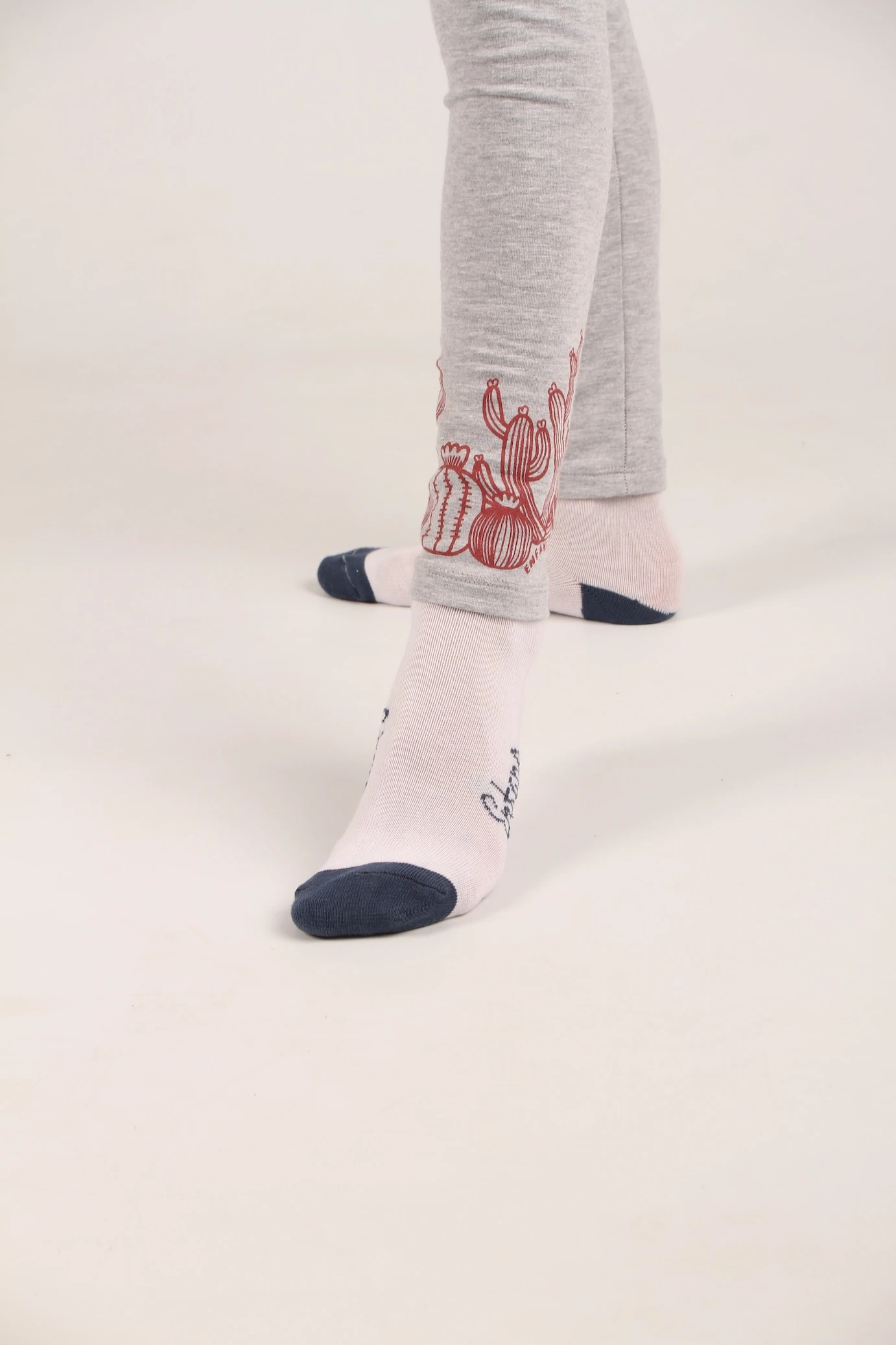 CALZA SOFIA GRIS MELANGE - Imagen 2