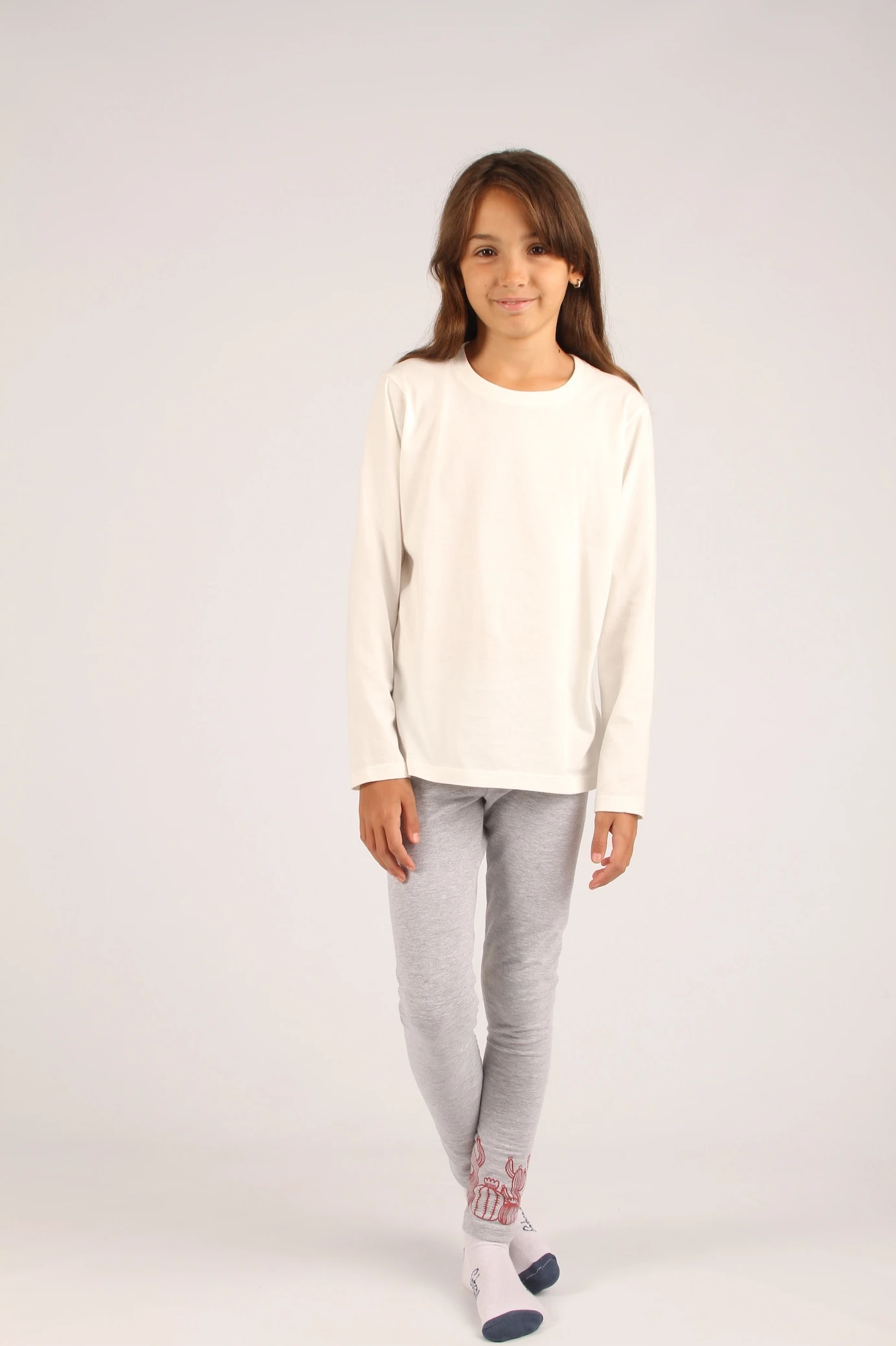 CALZA SOFIA GRIS MELANGE