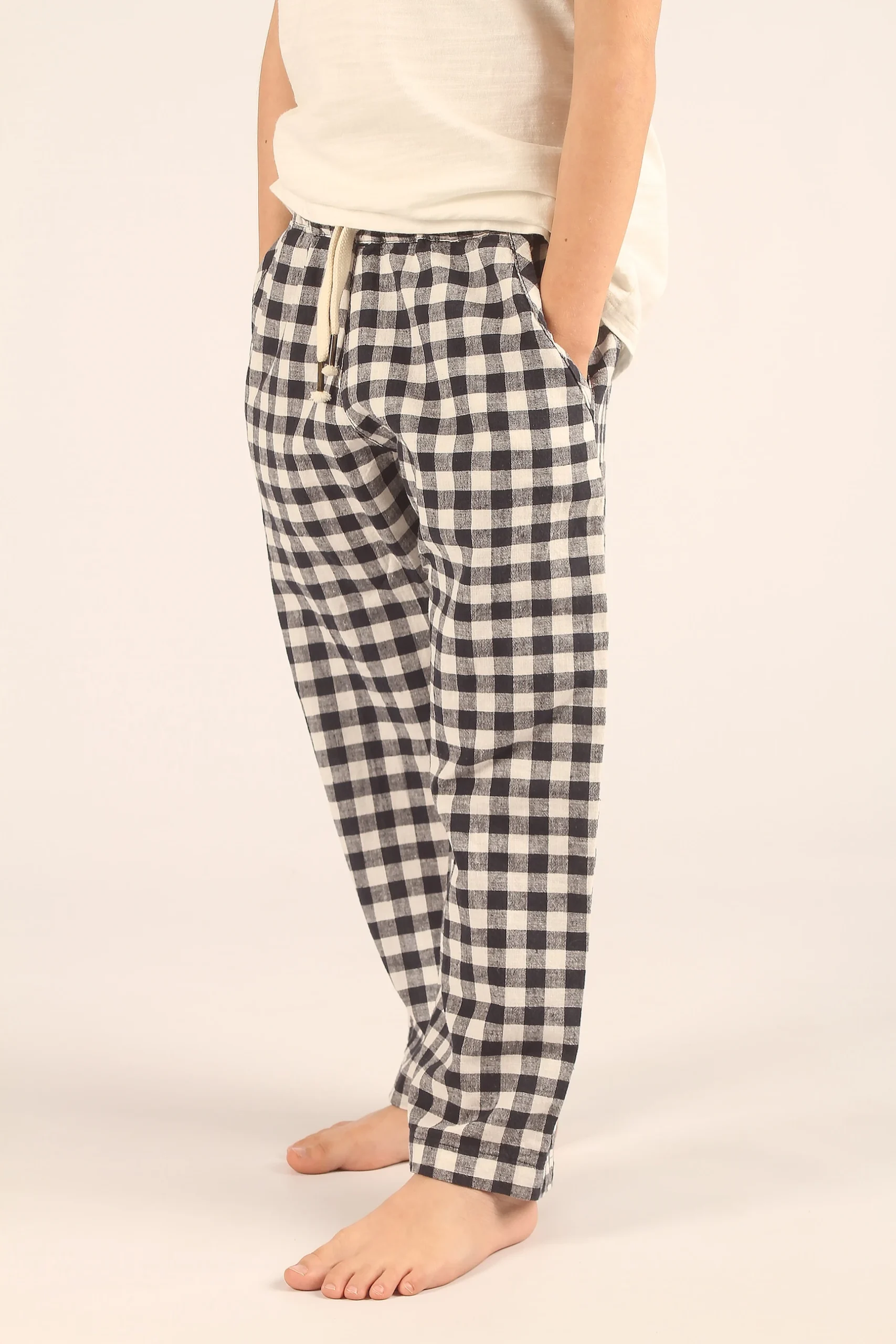 PANTALON MIGUEL AZUL Y BLANCO - Imagen 3