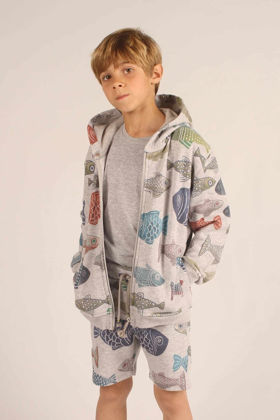 CAMPERA MARIO GRIS MELANGE - Imagen 4