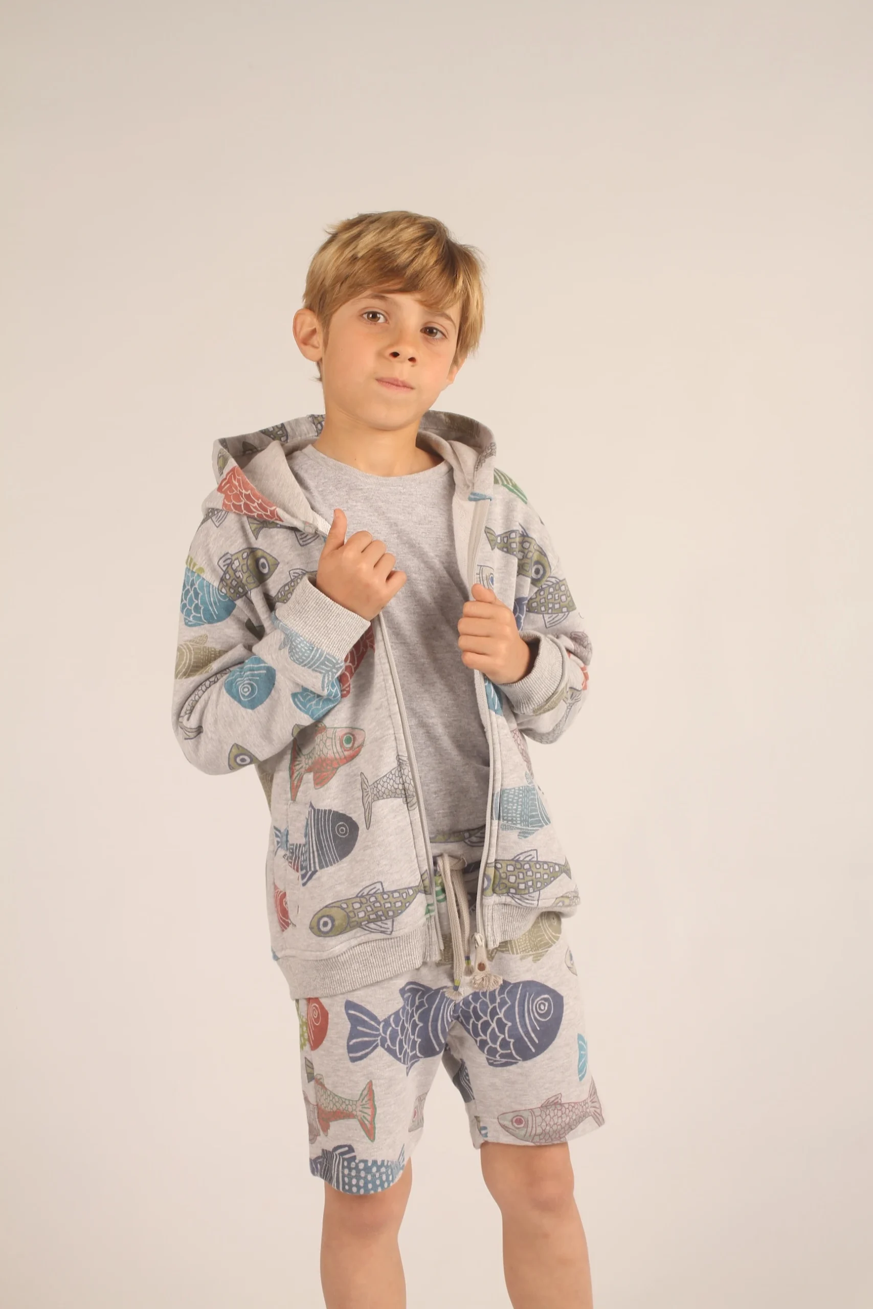 CAMPERA MARIO GRIS MELANGE - Imagen 5