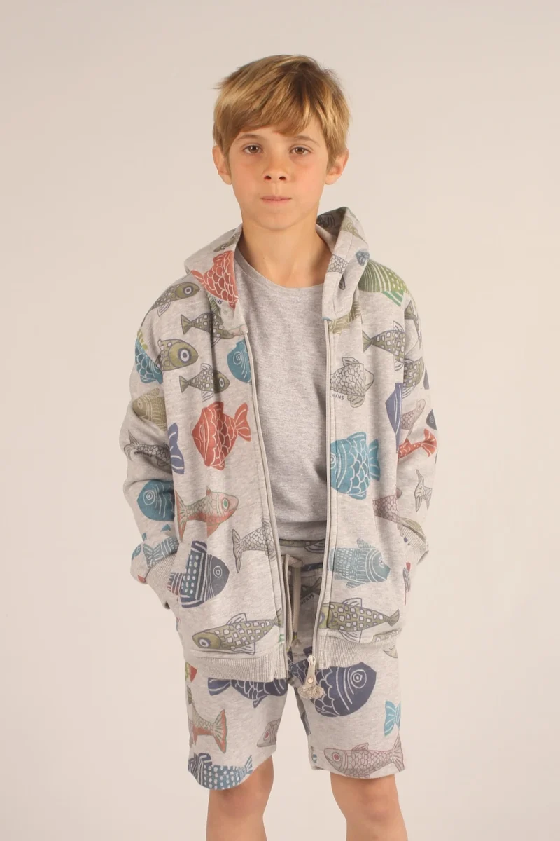 CAMPERA MARIO GRIS MELANGE