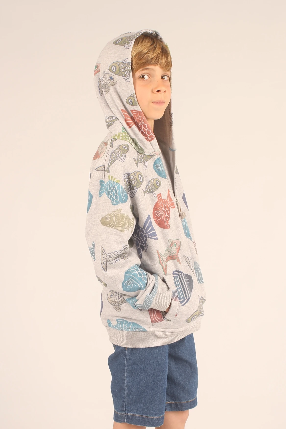 CAMPERA MARIO GRIS MELANGE - Imagen 6