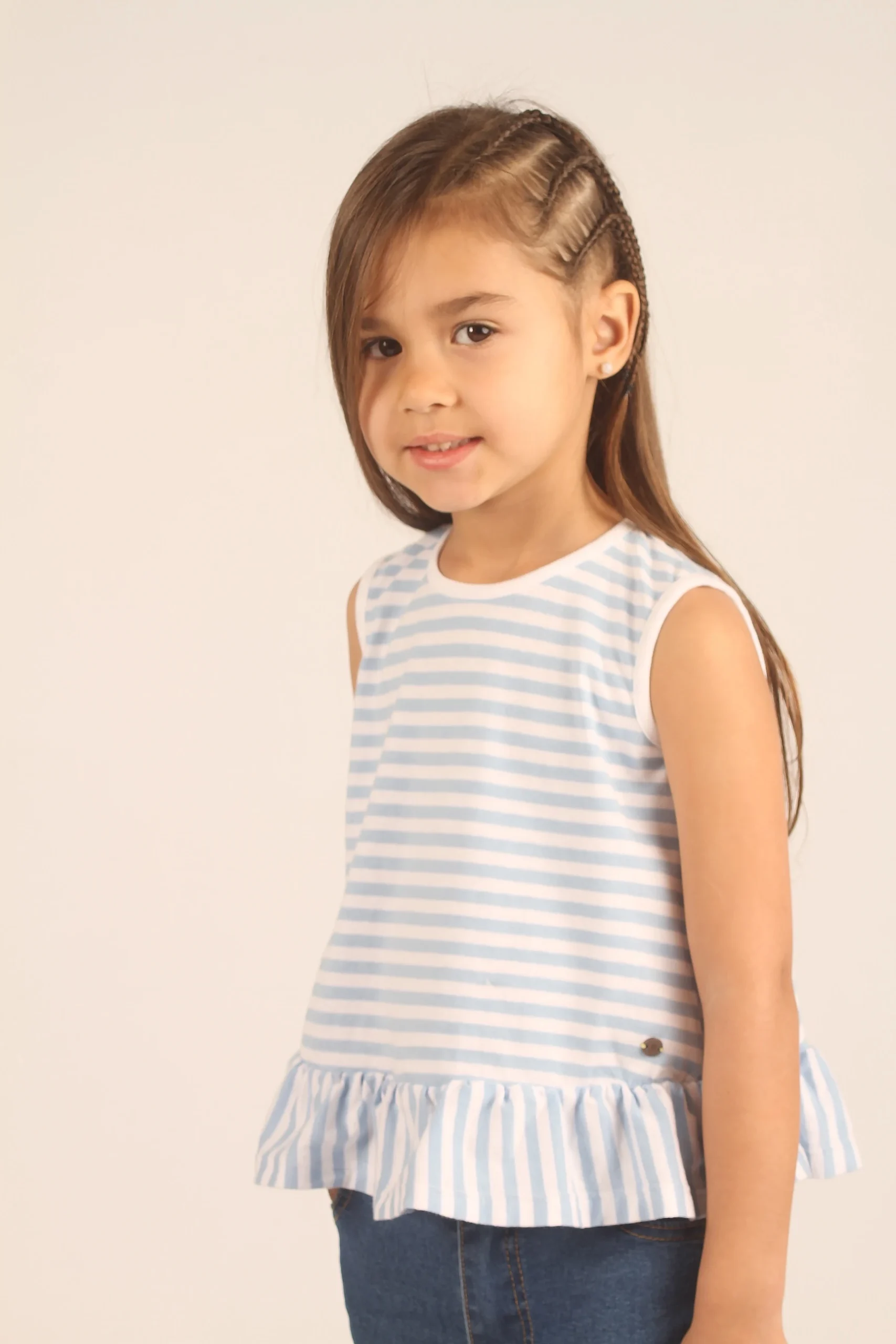 REMERA IRIS CELESTE