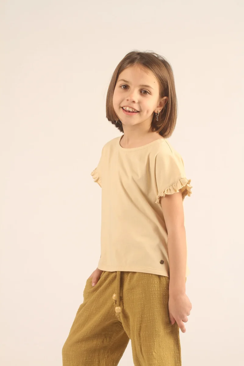 REMERA LUZ LATTE