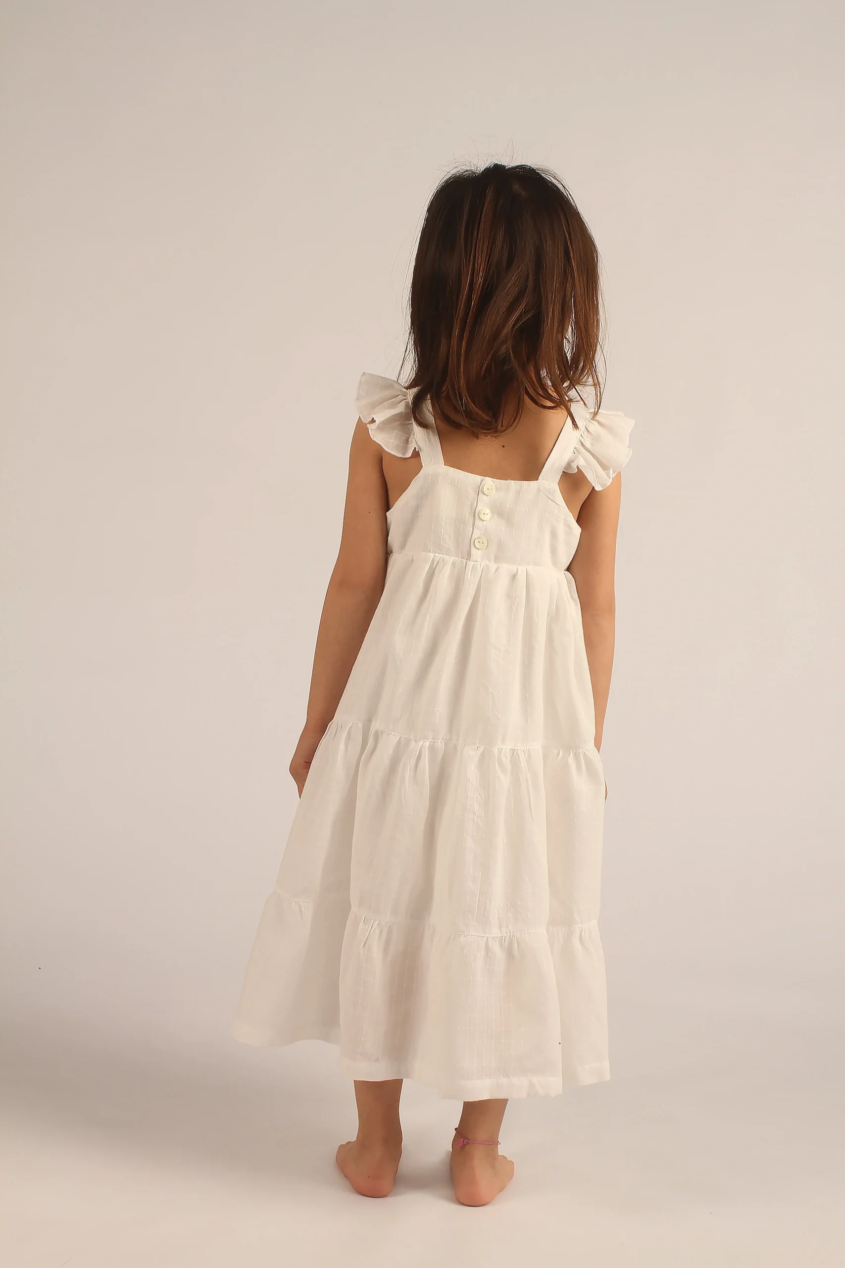 VESTIDO LARA BLANCO - Imagen 3