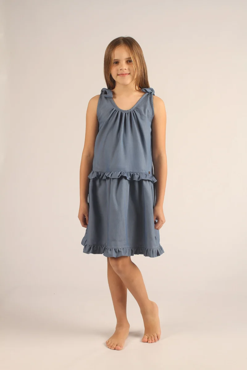 VESTIDO MAYA AZUL