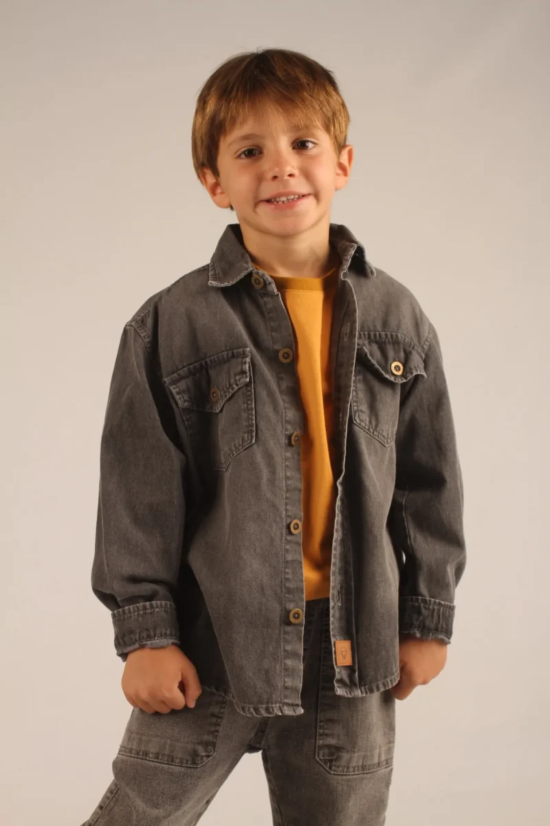 CAMISA PIPO GRIS