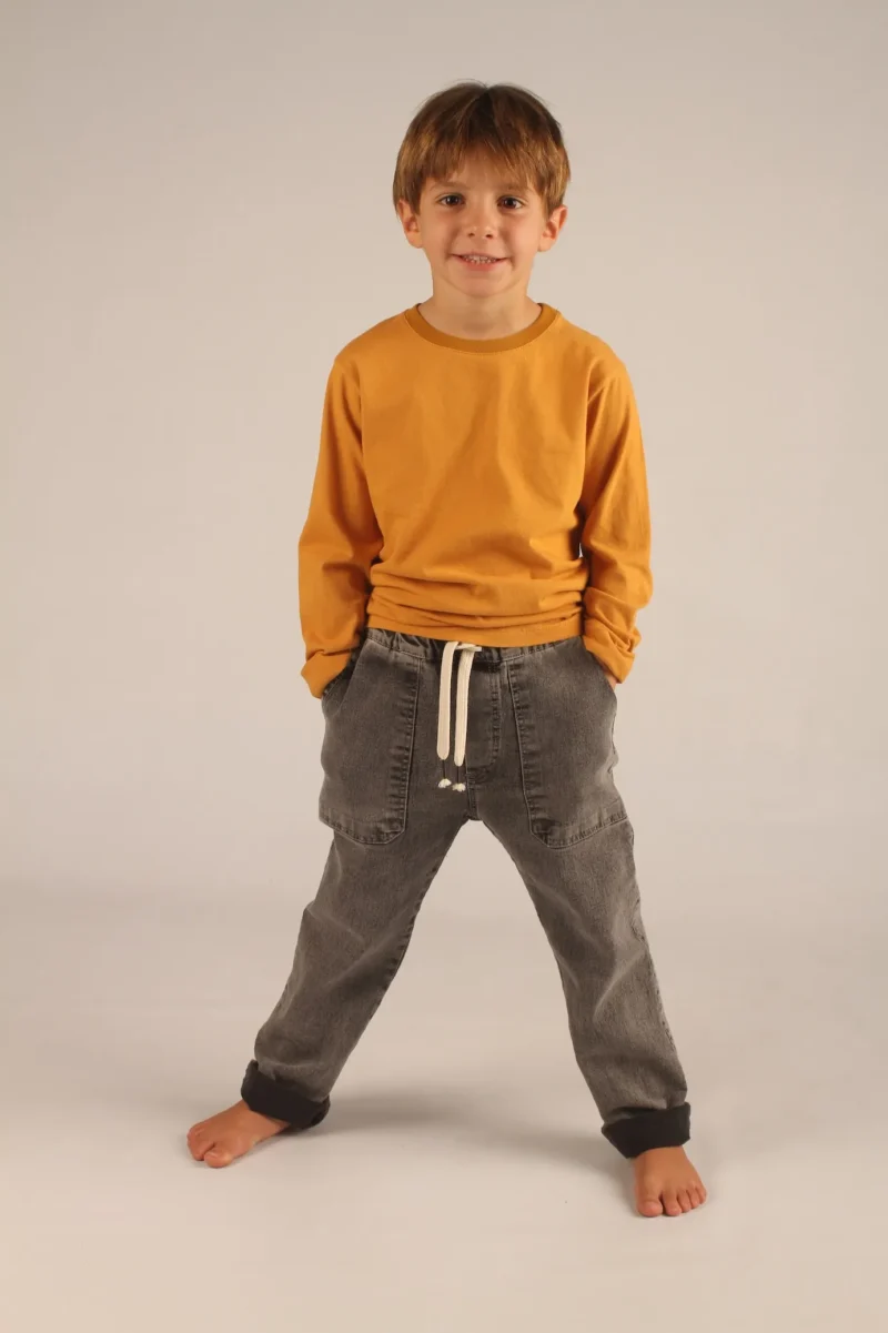 PANTALON ROLO GRIS