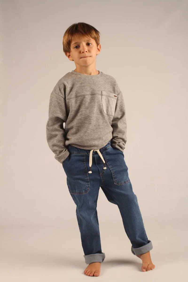 PANTALON ROLO AZUL