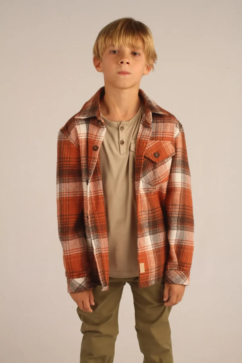 CAMISACO PLOMO LADRILLO