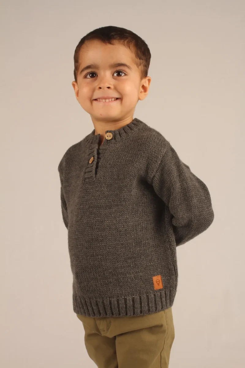 SWEATER CHISPA GRIS
