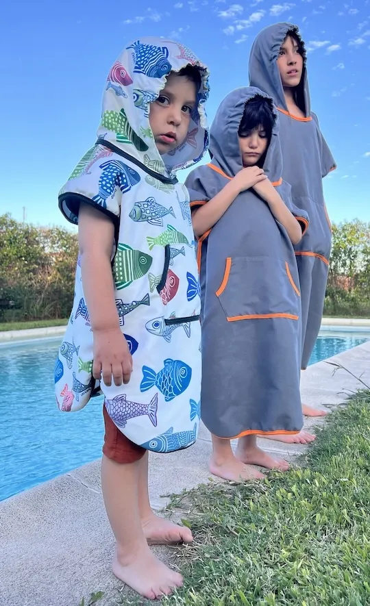 PONCHO DE AGUA MARCEL ESTAMPADO - Imagen 2