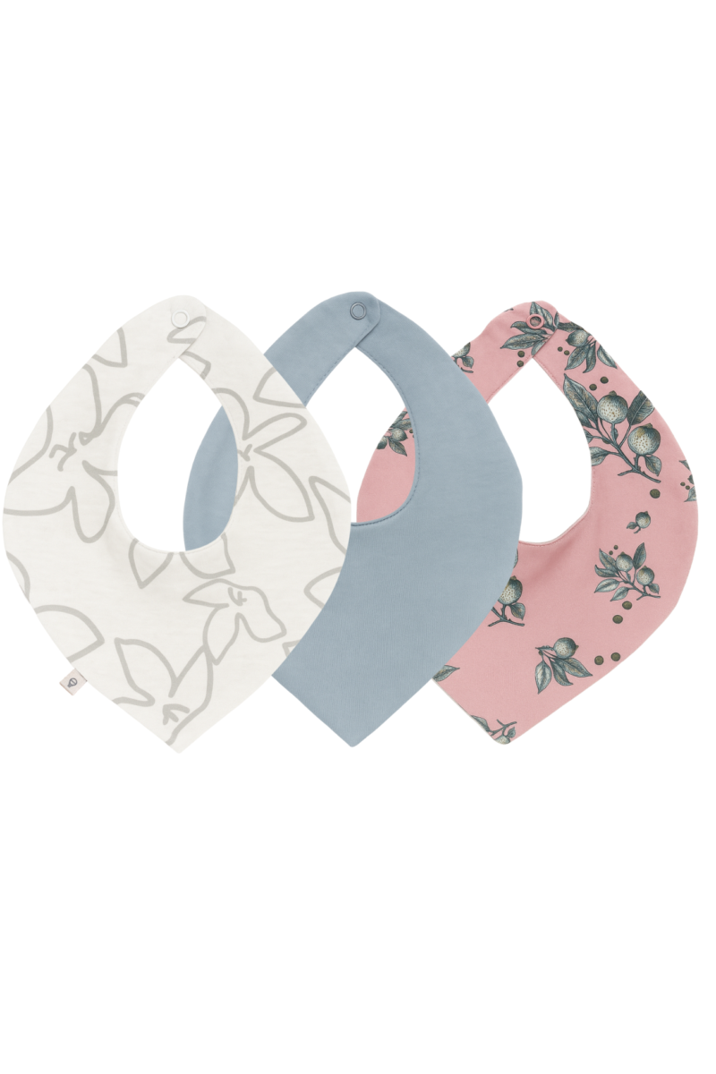 SET x3 BABEROS FLEUR GRIS