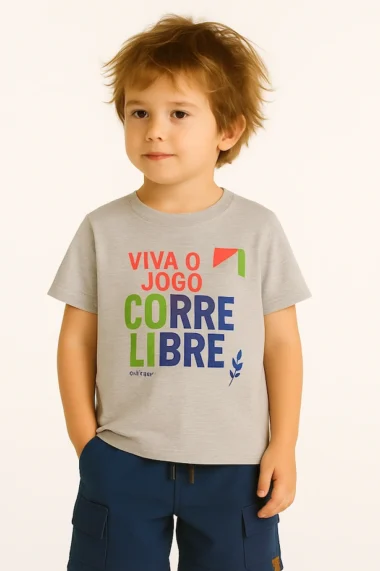 REMERA PEDRO GRIS MELANGE