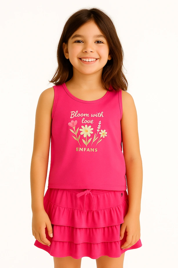 FALDA GUARA FUCSIA