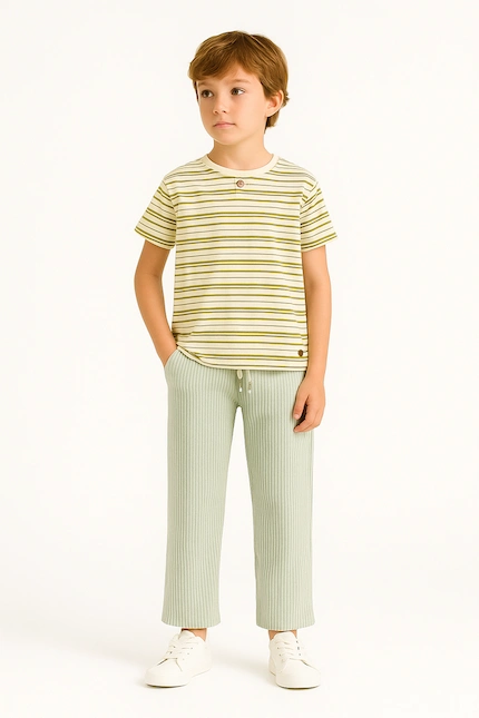 PANTALON NAHUEL VERDE ANTIGUO - Imagen 2