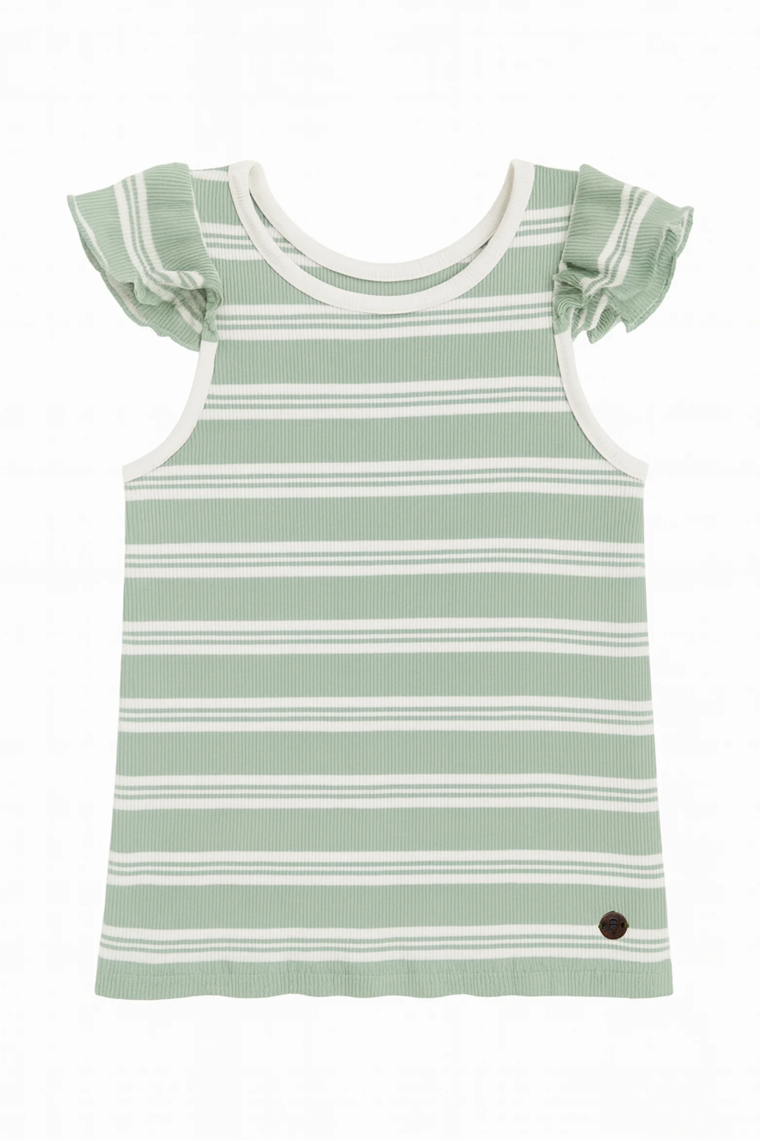 REMERA AYELEN VERDE ANTIGUO - Imagen 3